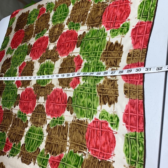 PNK/BRN Square Silk Scarf, 30.5 X30.5"  *P1057 - Picture 2 of 4